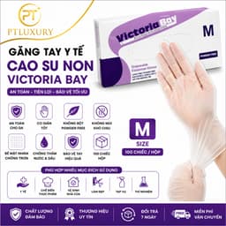 [ HỘP 100 CÁI ] Găng tay nilong nấu ăn siêu dai chất liệu TPE không mùi dùng 1 lần - PTLUXURY 1