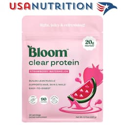 Clear Protein Whey Protein Isolate + Collagen Peptides : Bloom bổ sung đạm trái cây 1