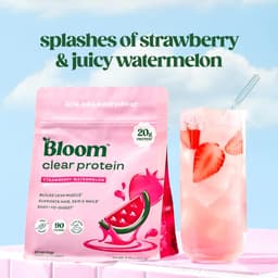 Clear Protein Whey Protein Isolate + Collagen Peptides : Bloom bổ sung đạm trái cây 3