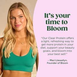 Clear Protein Whey Protein Isolate + Collagen Peptides : Bloom bổ sung đạm trái cây 6