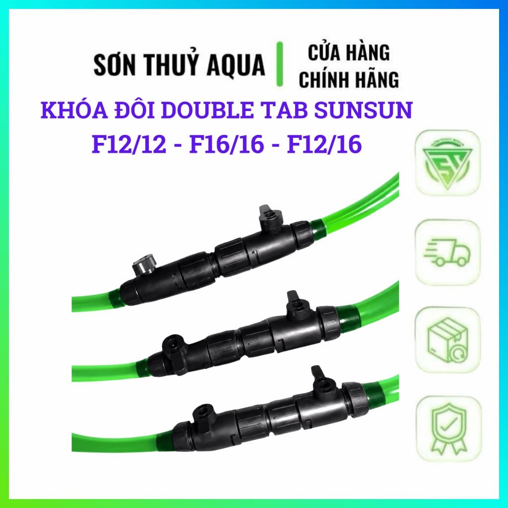 Khóa dòng đôi - DOUBLE TAB - SUNSUN (không giảm dòng)