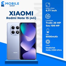 Điện thoại Xiaomi Redmi Note 15 (4G) 8GB 128GB Chính Hãng 1