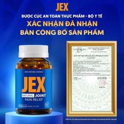 [Hộp 60v] Viên Uống Giảm Đau Xương Khớp JEX Ecogreen Tái Tạo Sụn Khớp 6