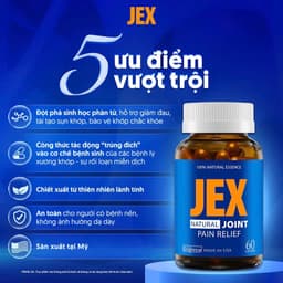 [Hộp 60v] Viên Uống Giảm Đau Xương Khớp JEX Ecogreen Tái Tạo Sụn Khớp 5