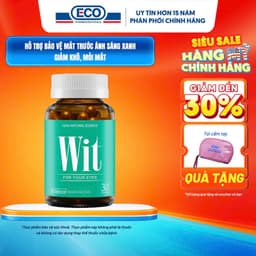 [Hộp 30v] Viên Uống Bổ Mắt WIT Ecogreen Giảm Mỏi Mắt, Tăng Cường Thị Lực Mắt Cho Bé Và Người Lớn 1