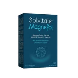 [Hàng cty full va.t]  Magie Hữu Cơ Hỗ Trợ Thần Kinh, Giấc Ngủ Và Giảm Tê Bì Chân Tay Hộp 30 Viên Solvitale Magnefol 8