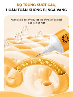 Keo dán giày thể thao siêu dính dùng nhiệt trong suốt không tổn thương da XIMO KDG06 10