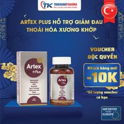 Artex +Plus Bổ Sung Glucosamine Chondroitin Tăng Tái Tạo, Bôi Trơn Phục Hồi Mô Sụn Khớp, Giảm Viêm Đau Và Thoái Hóa 1