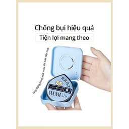 Bộ Mút Trang Điểm AMORTALS Chính Hãng Kèm Hộp Đựng Mềm Mại Tán Kem Nền Đều Mịn Không Ăn Phấn Skin House 7