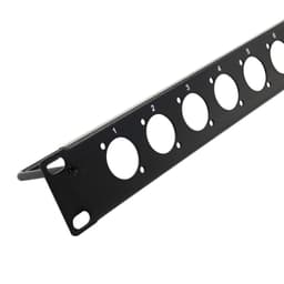 Thanh Panel Chia Jack 8 Lỗ và 12 Lỗ, 16 Lỗ gắn jack loa, lắp tủ máy âm thanh. Hàng China 4