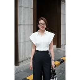 Áo Peplum Tay Dơi Chiết Eo Tôn Dáng Kèm Dây Da MACI MCAATTR0367 Thời Trang Nữ Thiết Kế Độc Quyền 4