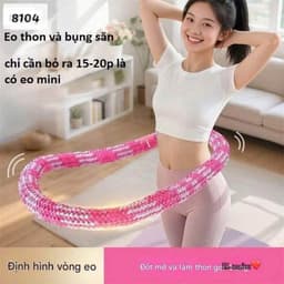 Vòng Lắc Eo 2,5Kg - 3Kg Tháo Lắp Được – Vòng Lắc Giảm Mỡ Bụng, Tập Thể Dục Tại Nhà, Chất Liệu Cao Cấp 2