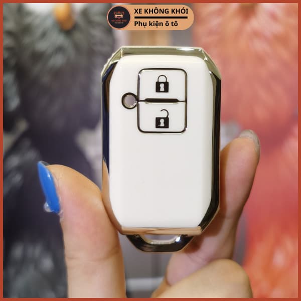 Ốp Chìa Khóa Xe Suzuki XL7 Smartkey TPU Bảo Vệ Chìa Khóa Chống Trầy Xước, Chống Va Đập KeyChill