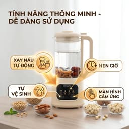 Máy Làm Sữa Hạt Đa Năng OSTMAPS bản Tiếng Việt 4