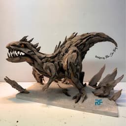 Limited I Layout Thuỷ Sinh Hình Khủng Long Nâng Tầm Đẳng Cấp Cho Bể Thuỷ Sinh 30-40cm | RF Aquarium 2