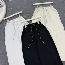 (MỞ BÁN).Quần Dài Baggy Bé Trai, Bé Gái  Chất Kaki Nhật Co Giãn 4 Chiều Form Hàn Quốc Đi Học, Đi chơi 2026 Size 17–60kg 5
