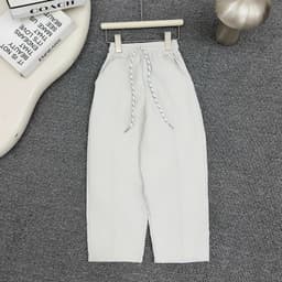 (MỞ BÁN).Quần Dài Baggy Bé Trai, Bé Gái  Chất Kaki Nhật Co Giãn 4 Chiều Form Hàn Quốc Đi Học, Đi chơi 2026 Size 17–60kg 8
