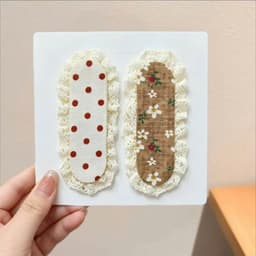 Băng Đô Dán Mái Viền Ren Thiết Kế Mới 4