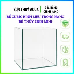 Bể Cubic Kính Siêu Trong | Bể Thủy Sinh Mini | Hồ Cá Betta | Bể Tép Cảnh | Terrarium 2
