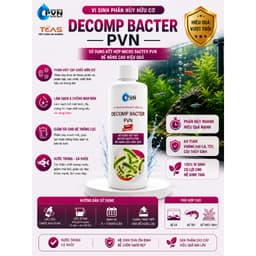 Vi Sinh Phân Hủy Hữu Cơ Decomp Bacter PVN - Men Vi Sinh Xử Lý Chất Thải, Thức Ăn Dư, Hồ Cá Cảnh, Hồ Thủy Sinh 1