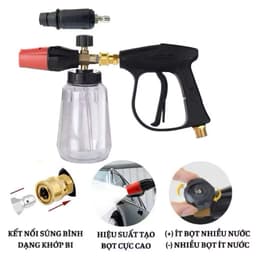 Bình Tạo Bọt Tuyết Máy Rửa Xe 1 Lít ( Bình Mỏ Đỏ ) 1