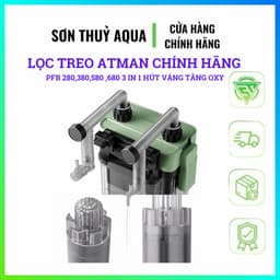 Lọc Treo ATMAN PFB 280/380/580/680 Có Hút Váng Mặt Nước - Lọc 3 Trong 1 Cho Bể Thủy Sinh, Cá Cảnh 2