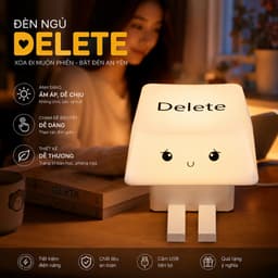 Đèn NGỦ để bàn nút DELETE Trang Trí bấm đơn giản đèn ngủ không khí sạc USB đèn ngủ phòng ngủ trẻ em 376042 1