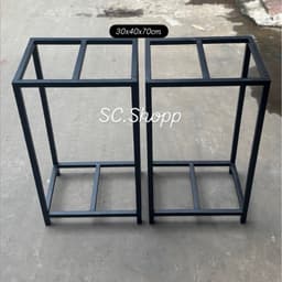 Chân Kệ Bể Cá Giá Rẻ Sắt Hộp 20 - Kệ Để Bể Cá Thủy Sinh Mini Gọn Nhẹ Chuẩn Size 30x40, 30x50, 30x60cm [kimkhipt]
 4