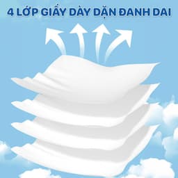 Giấy vệ sinh 1800 tờ treo tường cao cấp TopGia Melto, 4 lớp dập vân 4D, mềm mịn, an toàn và tiện lợi cho gia đình. 6