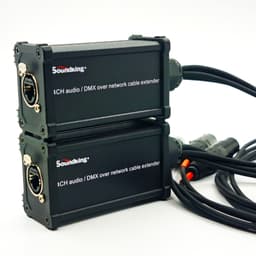 Bộ chuyển đổi kéo dài Canon mạng Rj45, Cáp XLR Network RJ45 - 4CH XLR SOUNDKING 2