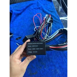 Mạch Relay 200W / 300W Cho Đèn Trợ Sáng Ô Tô, Bộ Dây Relay EX3, M30ultra Kèm Công Tắc Độc Lập 3 Nút Bấm 7
