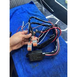 Mạch Relay 200W / 300W Cho Đèn Trợ Sáng Ô Tô, Bộ Dây Relay EX3, M30ultra Kèm Công Tắc Độc Lập 3 Nút Bấm 8