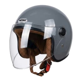 Mũ bảo hiêm trùm đầu kính chống lóa Nón bảo hiểm 3/4 nam nữ hàng chính hãng ANFAGO HELMETS 818 kính dài che cả mặt 7