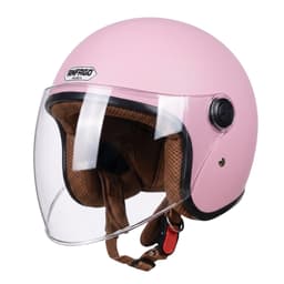 Mũ bảo hiêm trùm đầu kính chống lóa Nón bảo hiểm 3/4 nam nữ hàng chính hãng ANFAGO HELMETS 818 kính dài che cả mặt 8