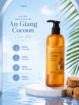 [Seashop] Gel tắm đường thốt nốt An Giang Cocoon 500ml - Cấp ẩm, giúp da mềm mại và mịn màng hơn 5