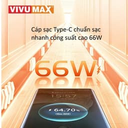 Cáp sạc nhanh Vivumax C25 Type C to Type C 66W Chính Hãng 4