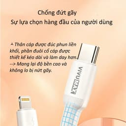 Cáp Sạc Nhanh Vivumax I25 C to L 30W Chính Hãng 2