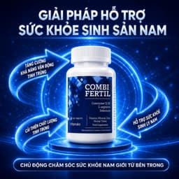 Viên Uống COMBIFERTIL Hỗ Trợ Sinh Lý Nam - Tăng Cường Thể Lực, Hỗ Trợ Sức Khỏe Nam Giới Hộp 30 Viên 2