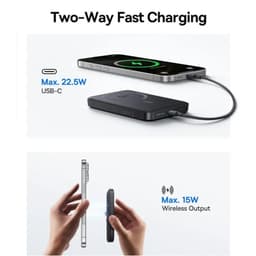 Sạc dự phòng Baseus EnerFill FM12 10000mAh 22.5W kèm cáp USB-C to USB-C 5