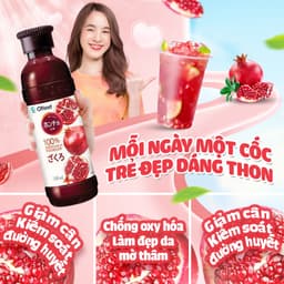 Giấm Uống Hoa Quả Lên Men DAESANG Hongcho Hàn Quốc (500ml/900ml) - Winter Edition Ít Đường, Tốt Cho Sức Khỏe 3