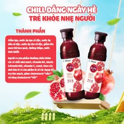 Giấm Uống Hoa Quả Lên Men DAESANG Hongcho Hàn Quốc (500ml/900ml) - Winter Edition Ít Đường, Tốt Cho Sức Khỏe 4