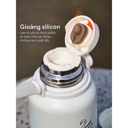 Bình Giữ Nhiệt 2GOOD SPORT S10 1100ml – Inox 304 Cao Cấp, Giữ Nóng Lạnh Lâu, có màng lọc trà 7
