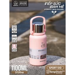 Bình Giữ Nhiệt 2GOOD SPORT S10 1100ml – Inox 304 Cao Cấp, Giữ Nóng Lạnh Lâu, có màng lọc trà 2