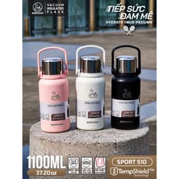 Bình Giữ Nhiệt 2GOOD SPORT S10 1100ml – Inox 304 Cao Cấp, Giữ Nóng Lạnh Lâu, có màng lọc trà 1