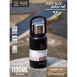 Bình Giữ Nhiệt 2GOOD SPORT S10 1100ml – Inox 304 Cao Cấp, Giữ Nóng Lạnh Lâu, có màng lọc trà 3