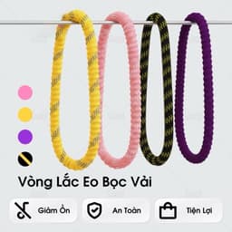 [ LẮC EO LOẠI 1 ] Vòng Lắc Eo Lò Xo 2,5KG Bọc Vải Dệt Kim Mềm – Chất Liệu Thép Cao Cấp, Giảm Mỡ Bụng. 9