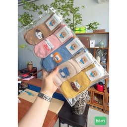 Tất Cho Bé Sơ Sinh, Tất Cho Trẻ Nhỏ Từ 0-3 Tuổi SET 5/10 Đôi Tất Có Lớp Cao Su Chống Trơn Trượt 3