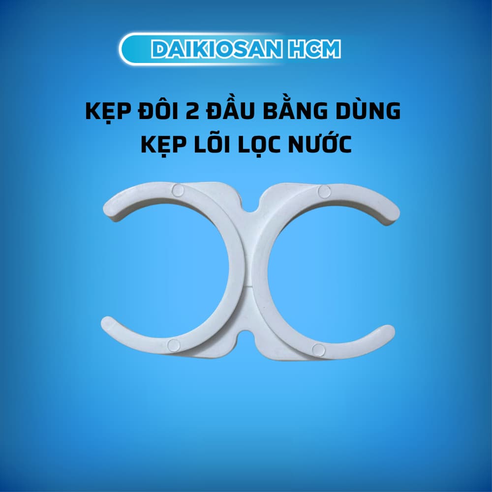 Kẹp 2 đầu bằng dùng cho lõi khoáng máy lọc nước Daikiosan