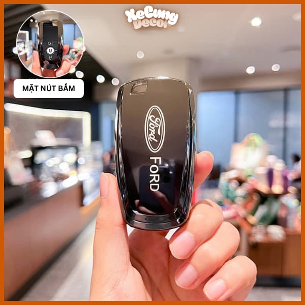 Ốp Khóa Smartkey Ford Ombre TPU Cao Cấp Cho Ranger Wildtrak, Ranger, Everest Chống Trầy - HongMinhAuto88