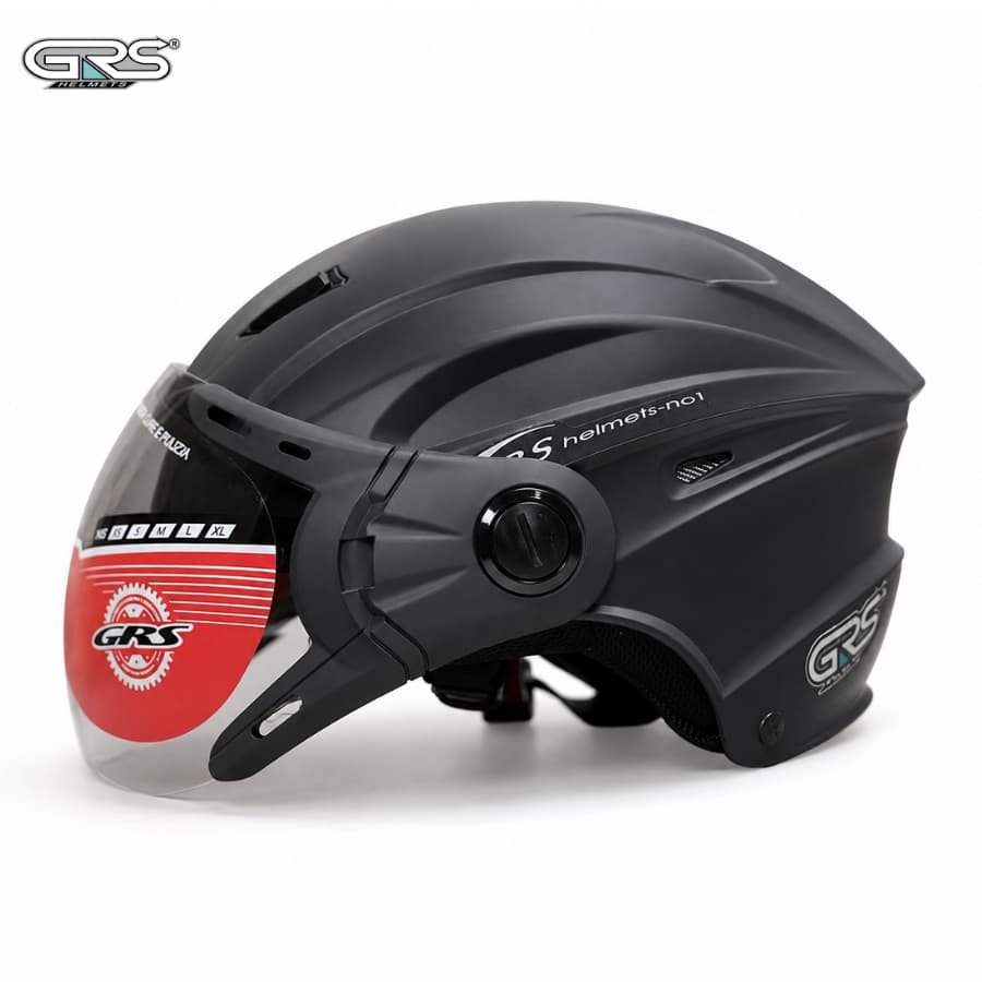 Nón Bảo Hiểm GRS Helmets Kính ngắn dành cho nam - Kiểu dáng gù thể thao, cá tính, thời trang, đầy đủ giấy tờ